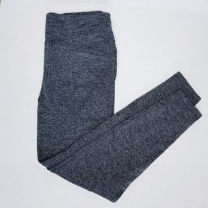 Athleta leggings size Large Gray Tweed Herringbone